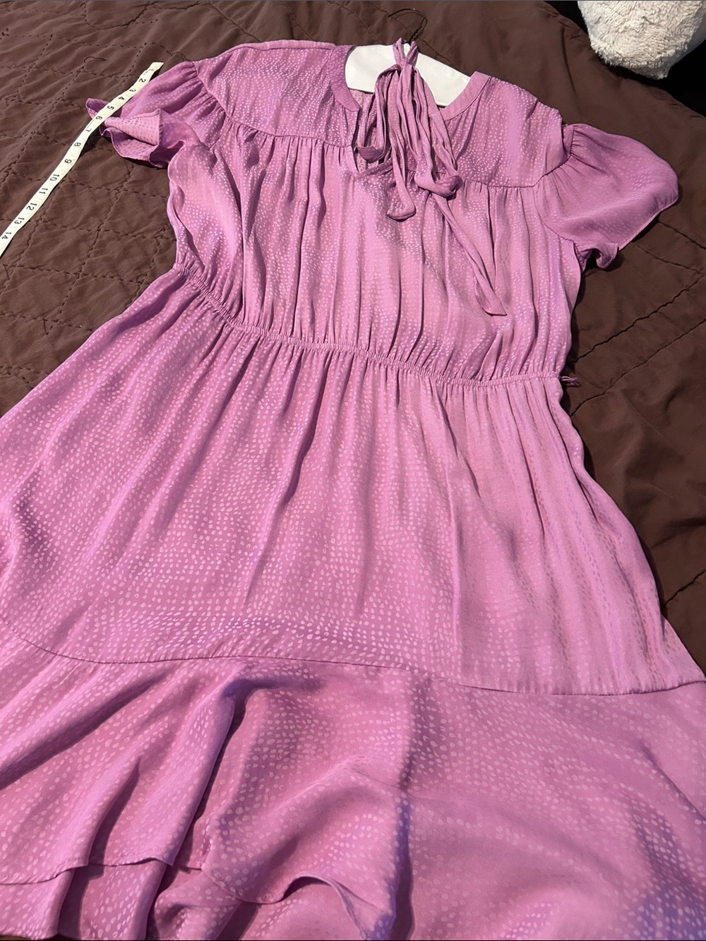 Women’s simply Vera Lavender Short Sleeve Dress